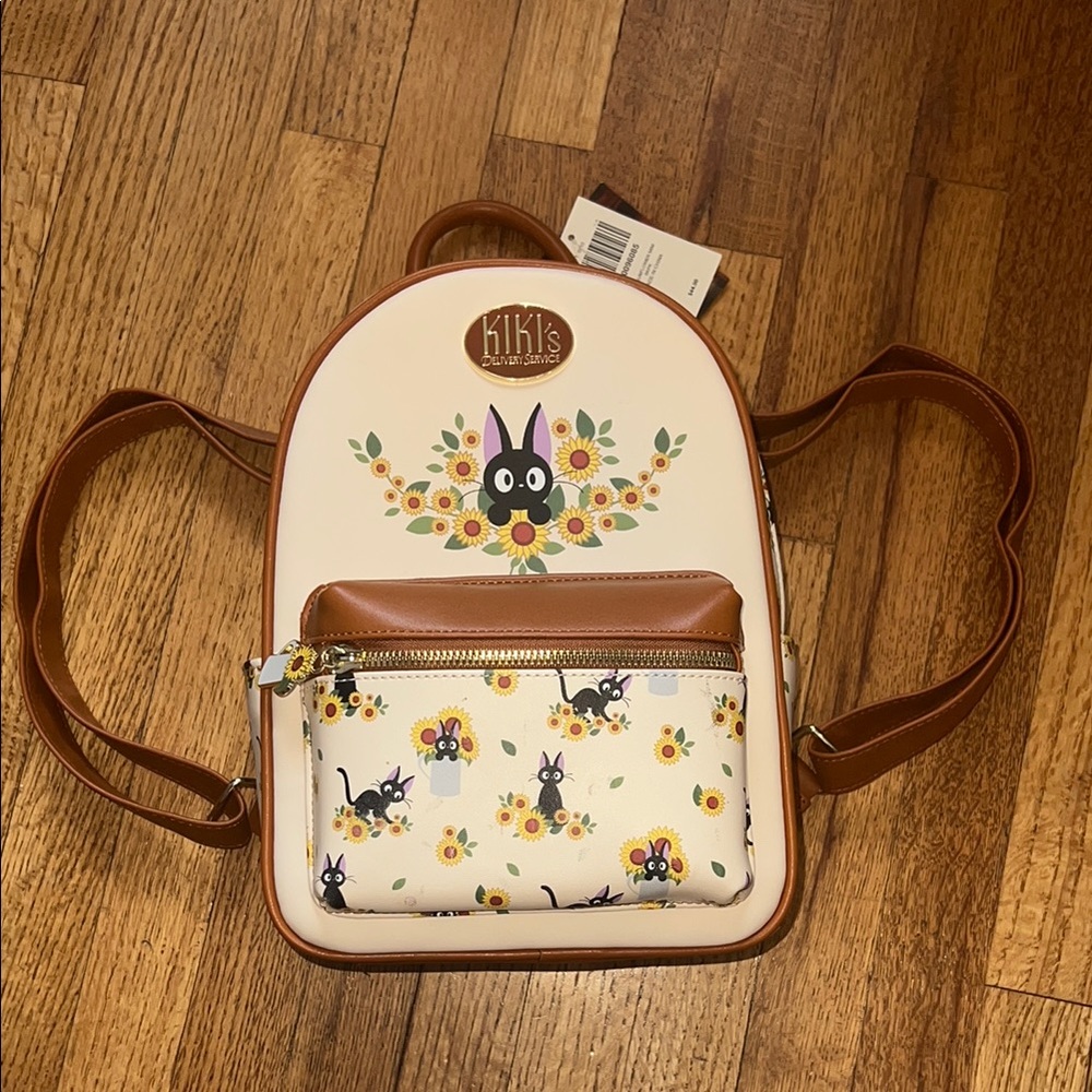 Kiki's Delivery Service Backpack with Cat Design